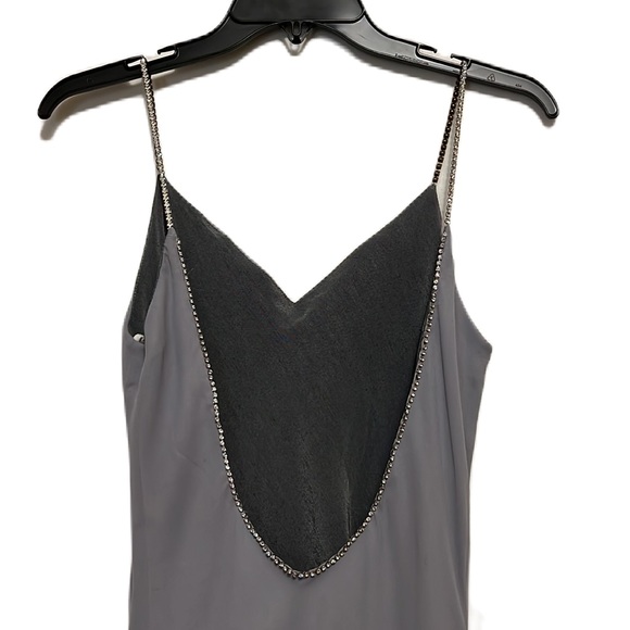 DAVE & JOHNNY Formal Dress, Gray, Size 12 - Picture 3 of 8